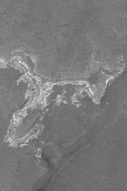 Sedimentary Rocks in Ladon Vallis