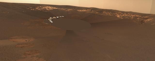 Opportunity Landing Spot Panorama 3-D Model