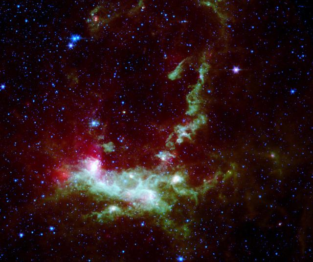 NASA image: Star Formation in Henize 206