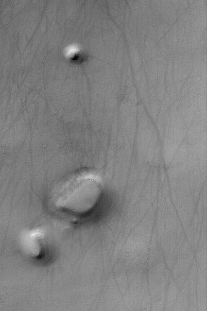 South Polar Mesas and Hills