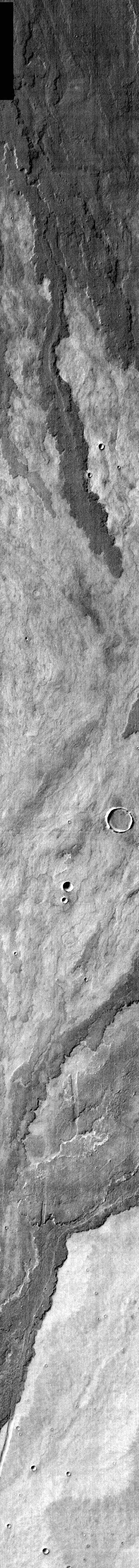 Arsia Mons Flows in Infrared