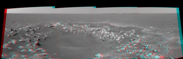 One View, Two Craters 3-D