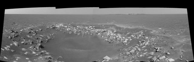 One View, Two Craters left eye