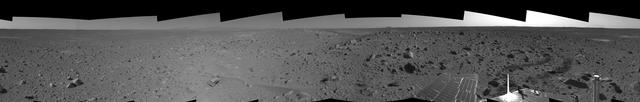 Spirit View on Sol 107 left eye
