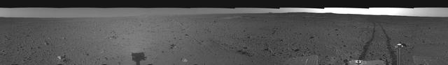 NASA image: Spirit View on Sol 110 left eye