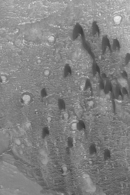 NASA image: Barchan Dunes