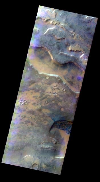 NASA image: False-color Dalmatian Terrain