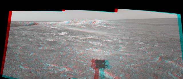 NASA image: Looking at Endurance on Sol 108 3-D