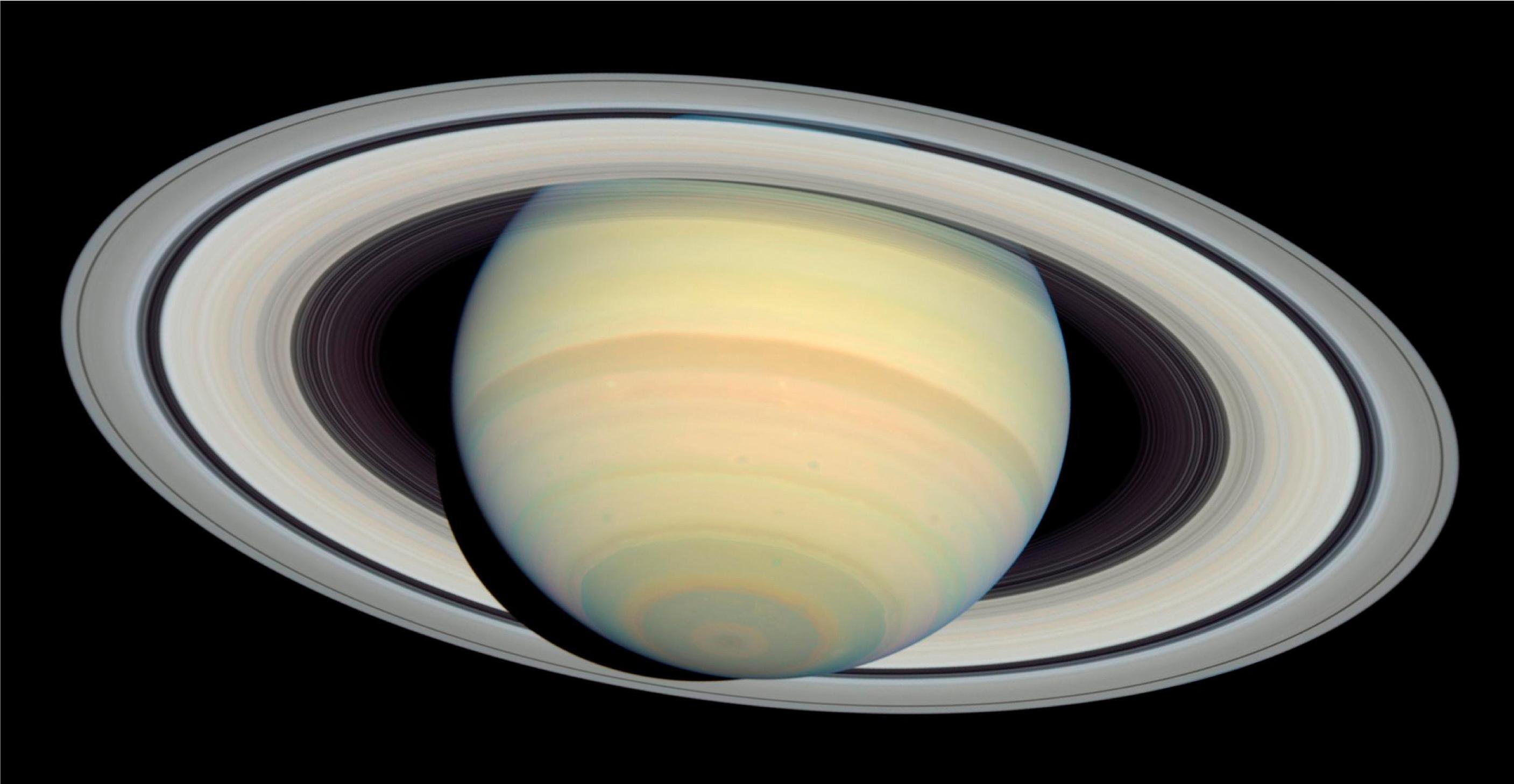 Saturn from Far and Near Hubble Space Telescope