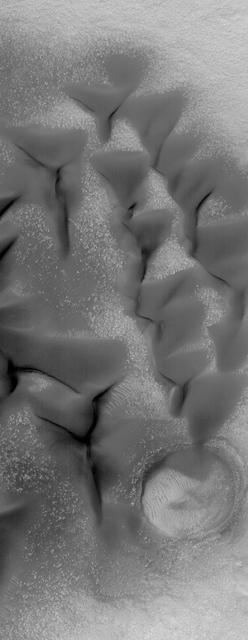 NASA image: Sand Dunes in Noachis