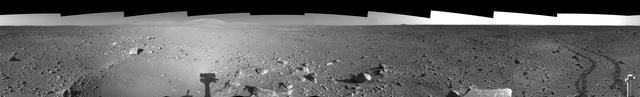 Spirit View on Sol 142 Left Eye