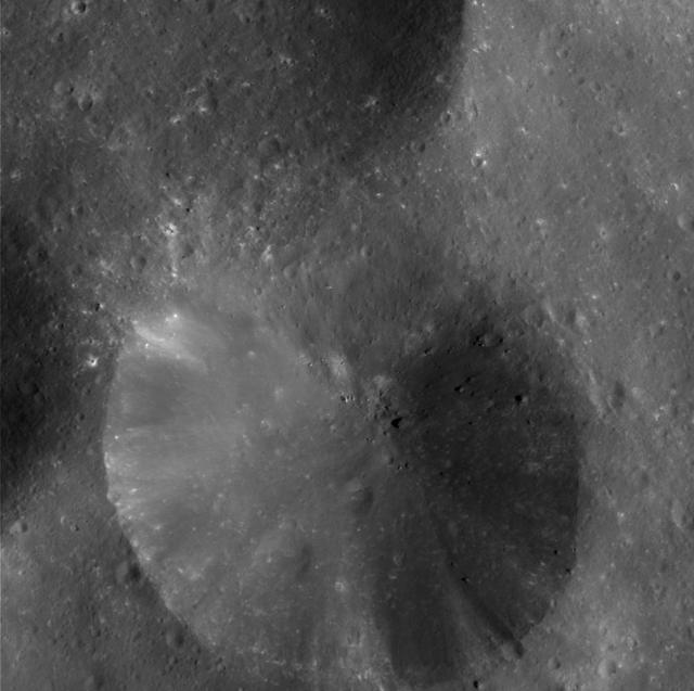 Crater Close-up on Phoebe