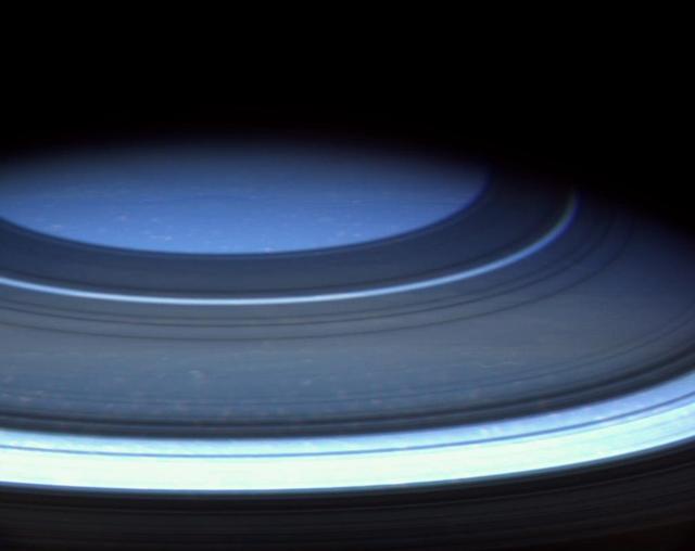 NASA image: Saturn Blue Cranium