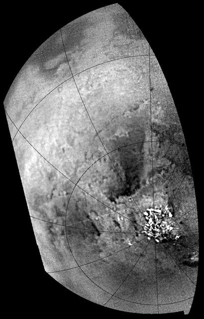NASA image: Tracing Surface Features on Titan--Mosaic