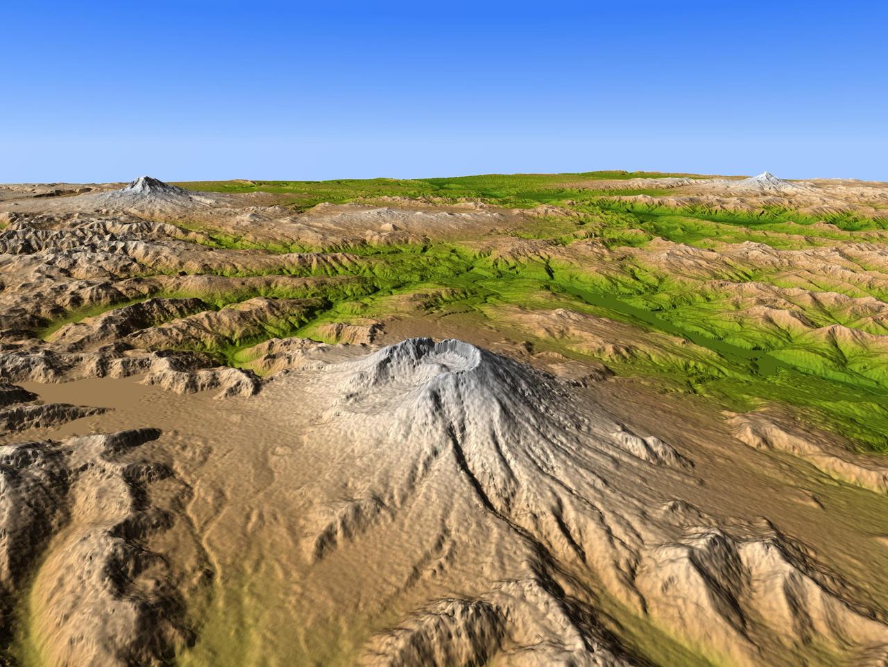 Mount Saint Helens is a prime example of how Earth topographic form can greatly change even within our lifetimes.