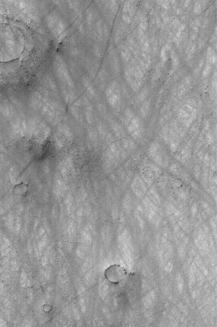NASA image: Martian Scribbles