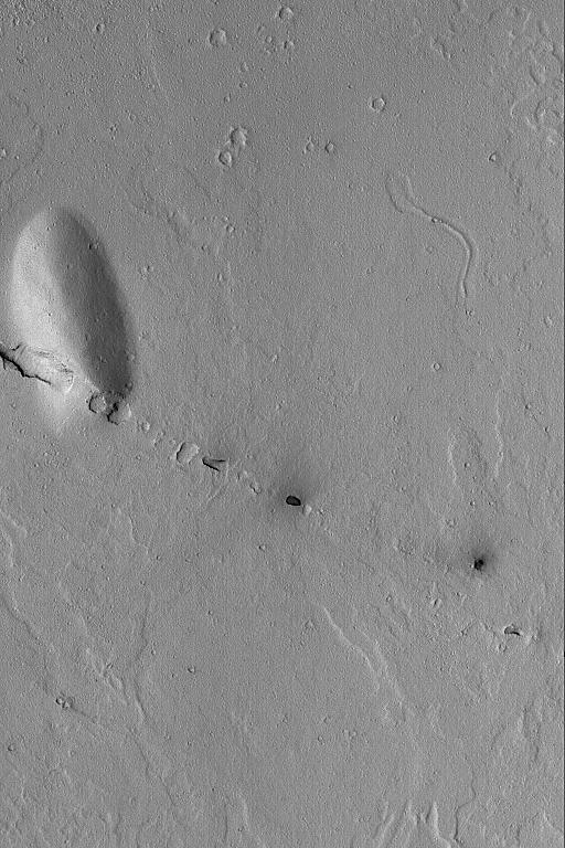 Cerberus Fossae Pits