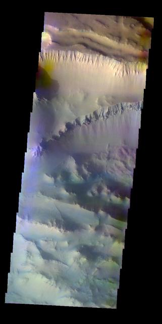 NASA image: Ius Chasma In False Color
