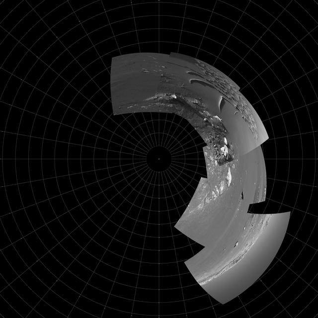 NASA image: Busy at the Bottom of Endurance Crater polar