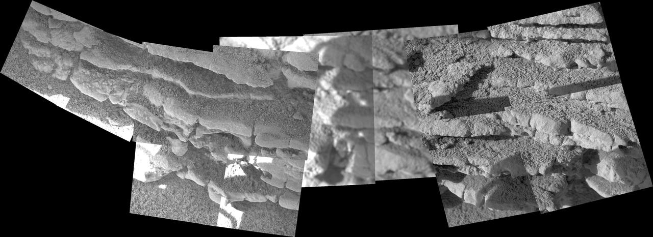 Layered Outcrops in Gusev Crater