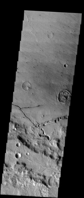 NASA image: Collapse Pits in Bernard Crater