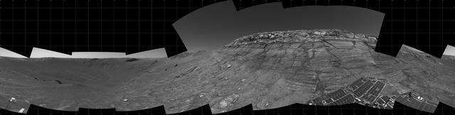 NASA image: Opportunity at the Wall