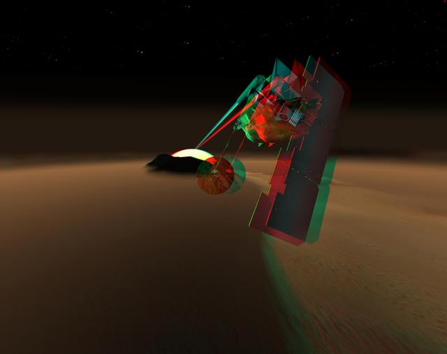 NASA image: Concept for Mars Volcanic Emission Life Scout 3-D Artist Concept