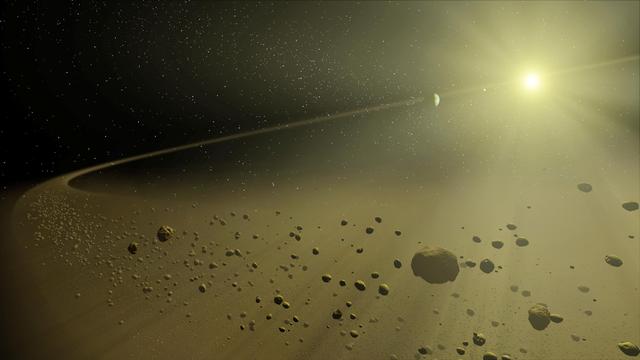 A Distant Solar System Artist Concept