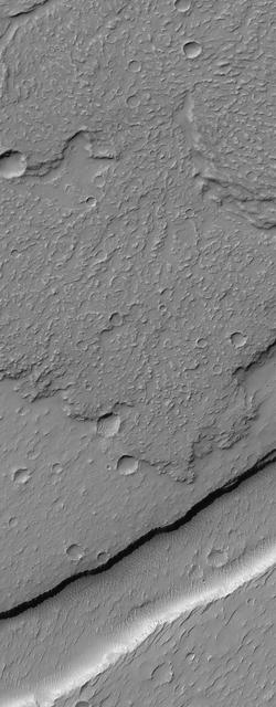 NASA image: Lava Flow Features