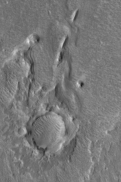 Hypanis Layered Outcrop