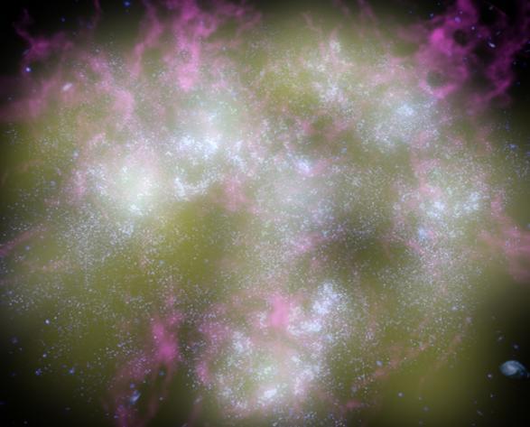 This artist's animation shows a typical young galaxy, teeming with hot, newborn stars and exploding supernovas. The supernovas are seen as white flashes of light.  NASA's Galaxy Evolution Explorer spotted three-dozen young galaxies like the one shown here in our corner of the universe. It was able to see them with the help of its highly sensitive ultraviolet detectors. Because newborn stars radiate ultraviolet light, young galaxies light up brilliantly when viewed in ultraviolet wavelengths. The findings came as a surprise, because astronomers had thought that the universe's "birth-rate" had declined, and that massive galaxies were no longer forming.  http://photojournal.jpl.nasa.gov/catalog/PIA07144