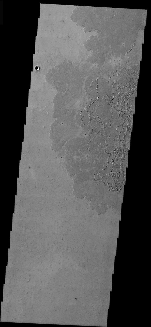 Platy Lava Surface