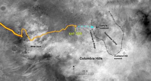 NASA image: Approaching an Overlook