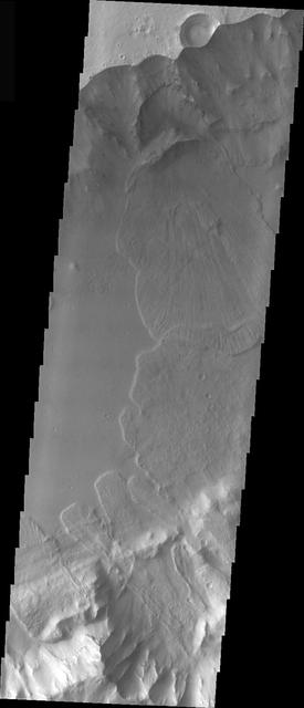 NASA image: Eos Chasma Landslides