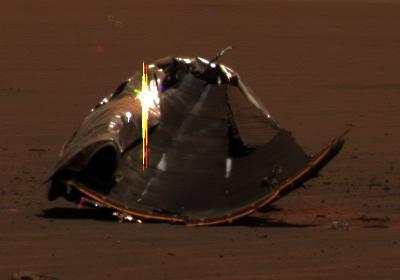 Opportunity Heat Shield in Color, Sol 325