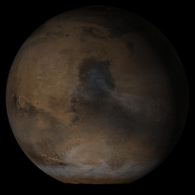 NASA image: Mars at Ls 145°: Syrtis Major
