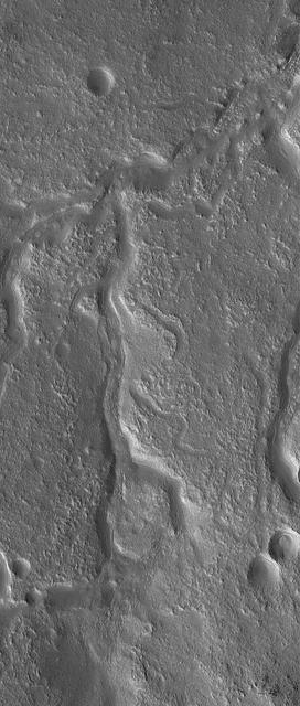 NASA image: Modified Valleys