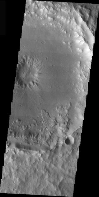 Terra Cimmeria Crater Landslide