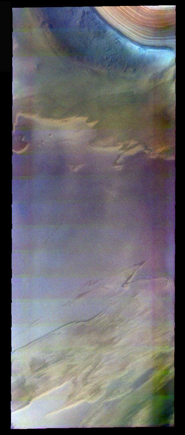 Polar Layers in False Color