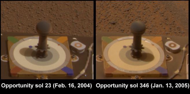 Dust on Mars: Before and After Opportunity