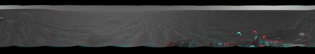 NASA image: Opportunity View After Sol 321 Drive 3-D