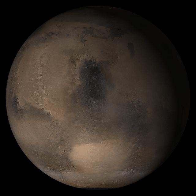 NASA image: Mars at Ls 160°: Syrtis Major