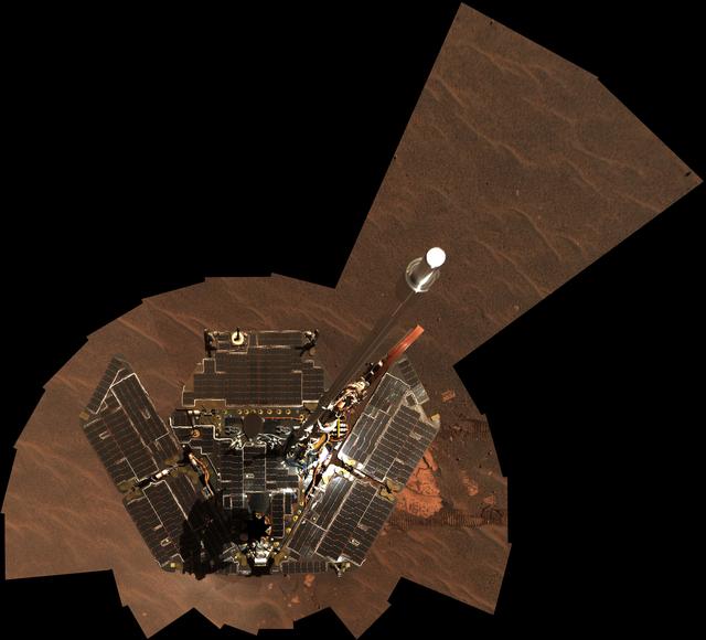 NASA image: Opportunity Self-Portrait, Sols 322-323