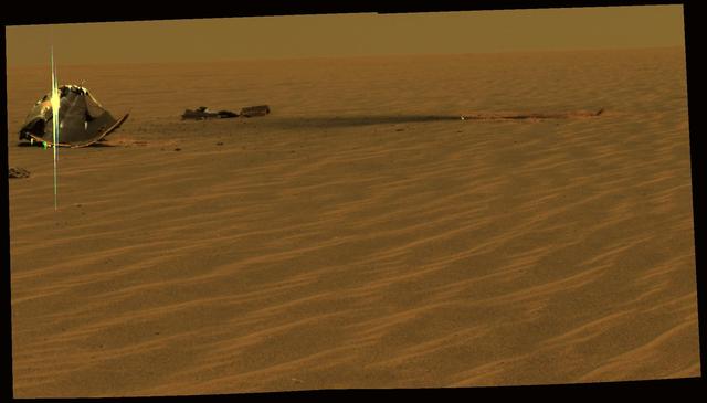 Heat Shield in Pieces