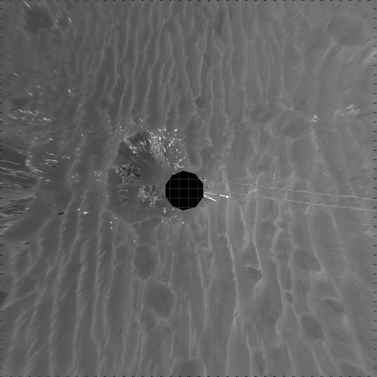 Naturaliste Crater, Opportunity SOl 387 vertical