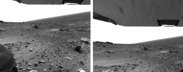 NASA image: Dust Devils Seen by Spirit