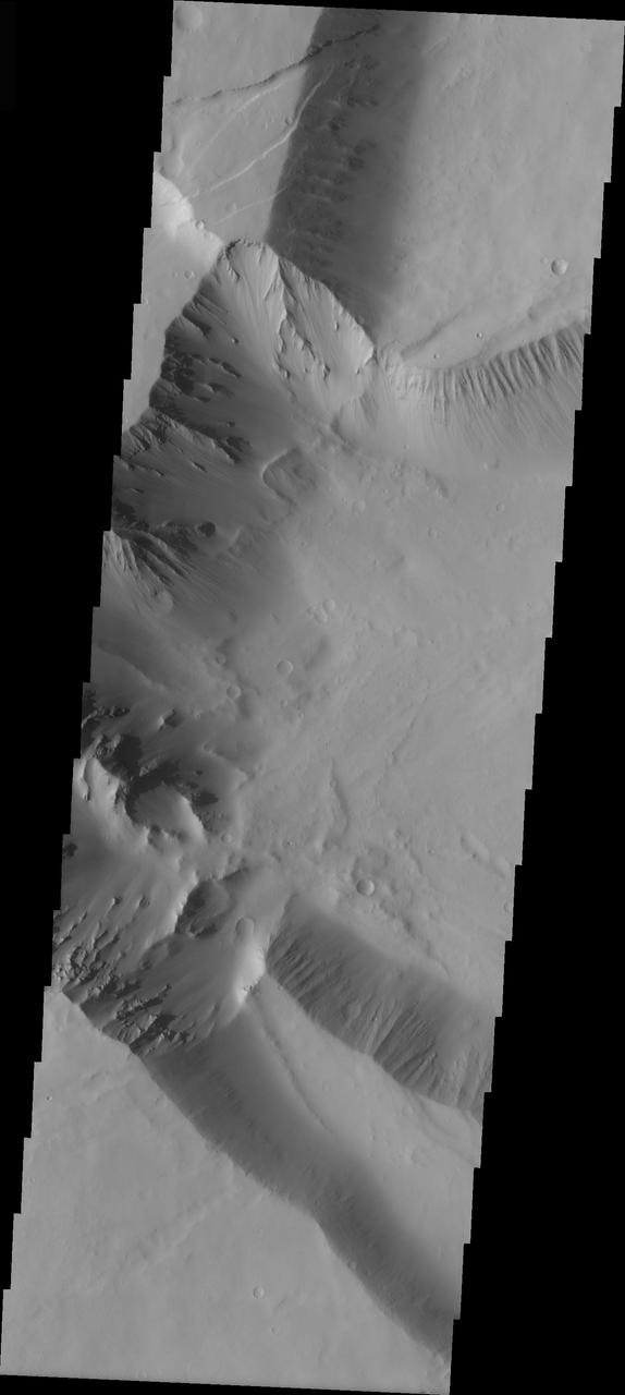 Fractures in Tharsis Tholus