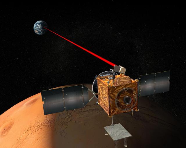 Mars Laser Communication Demonstration, Artist Concept
