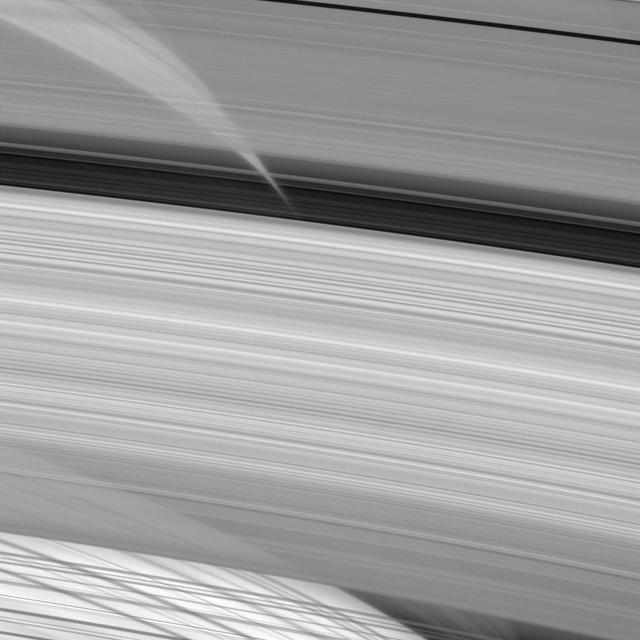 NASA image: Looking Through the Rings