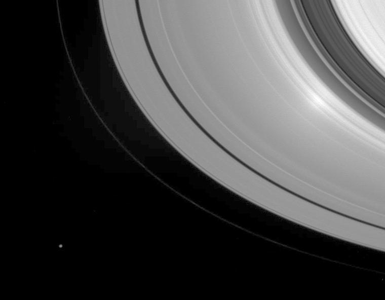 NASA image: Rings At Opposition